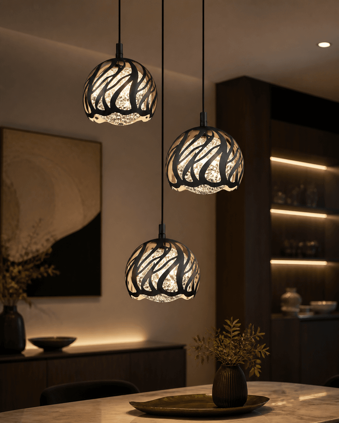 Modern 3-Light Cluster Pendant