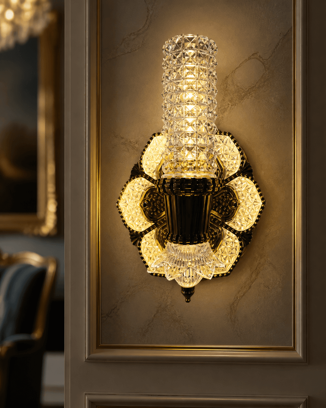 Luxury Crystal Wall Light
