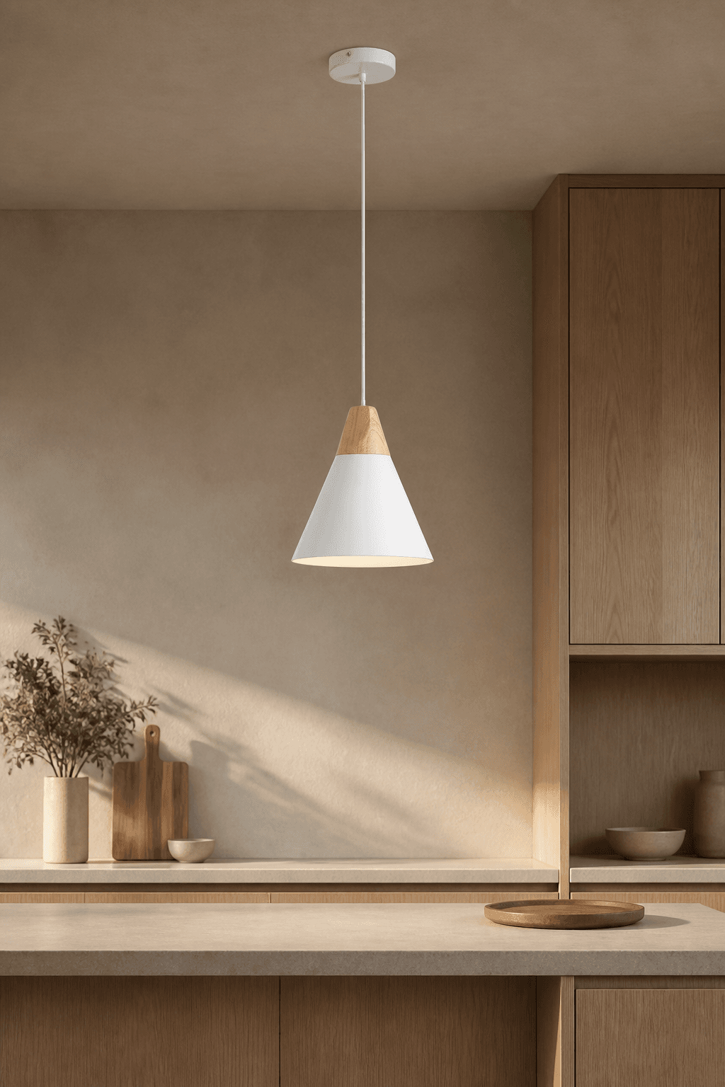 Nordic White Pendant Light
