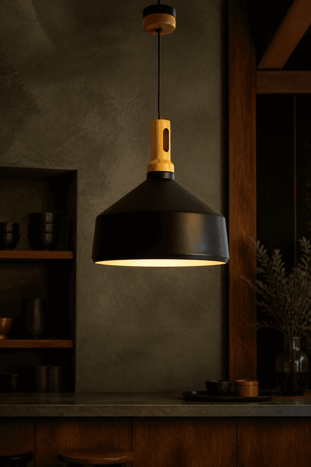 Nordic Black Pendant Light