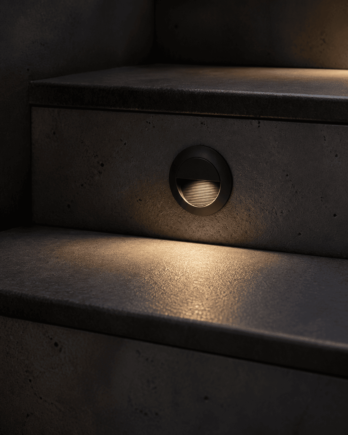 Round Recessed LED Step Light