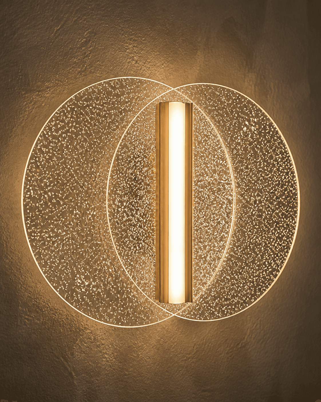 Crystal Bubble LED Wall Light