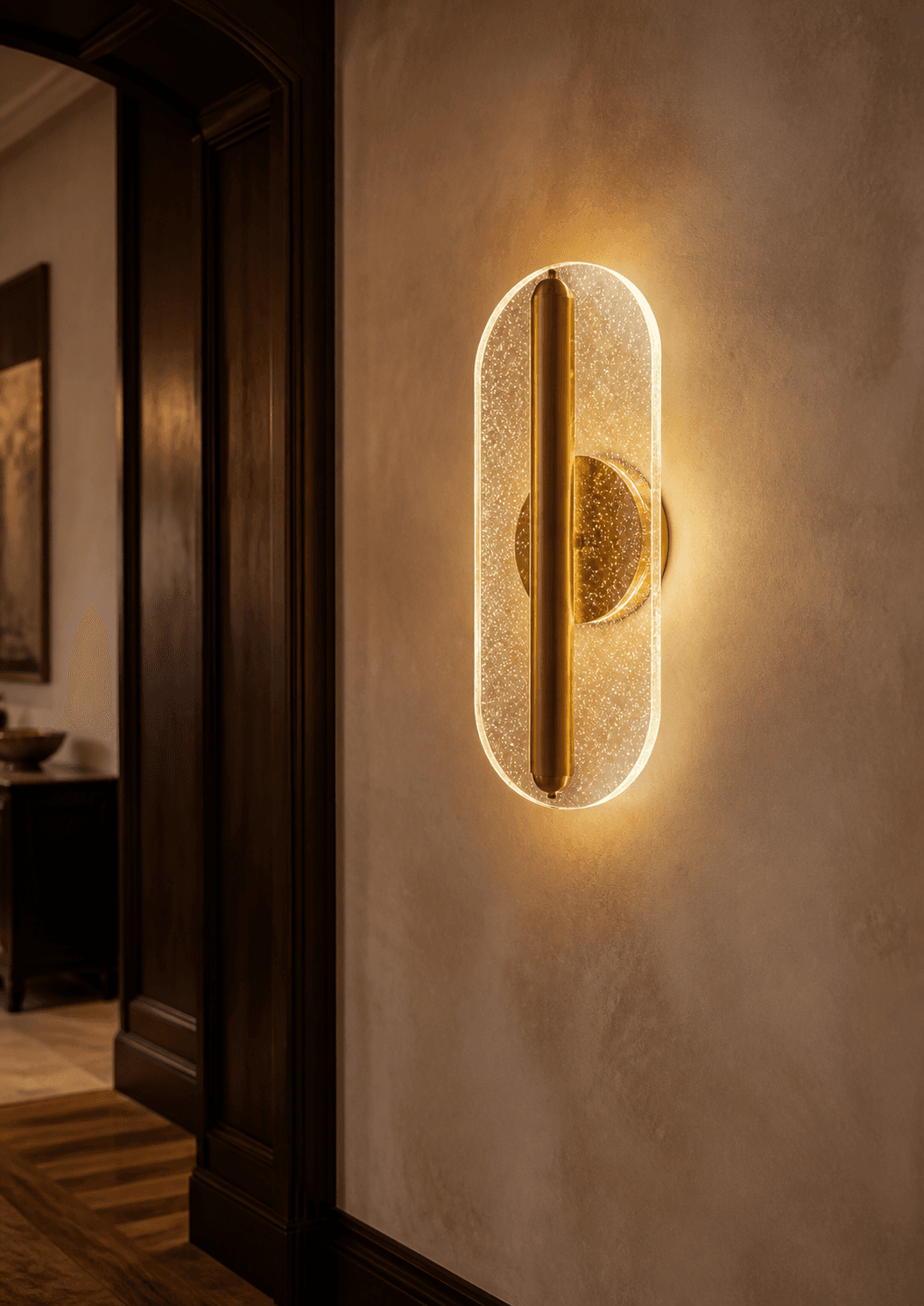 Modern Bubble Oval Wall Sconce